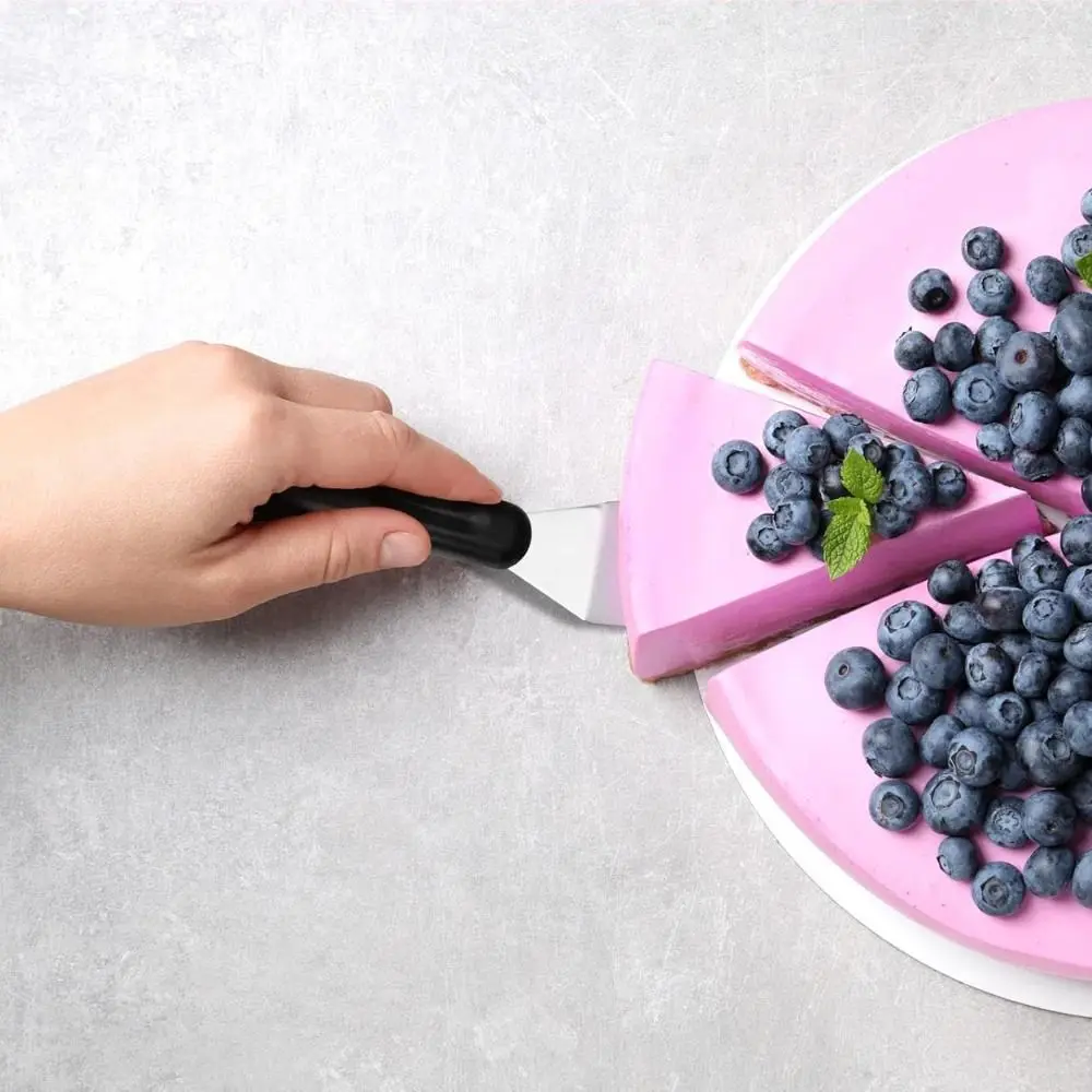 

Household Stainless Steel Grill Spatula Anti-scald Handle Rectangle Steak Fried Shovel Hollow Design Mini Pancake Scraper BBQ