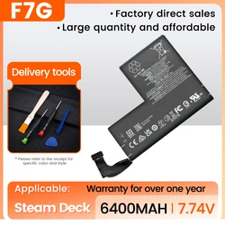 F7G Li-polymer Replacement Battery OLED for DELL Steam Deck Handheld Gamepad Controller Rechargeable Batteries