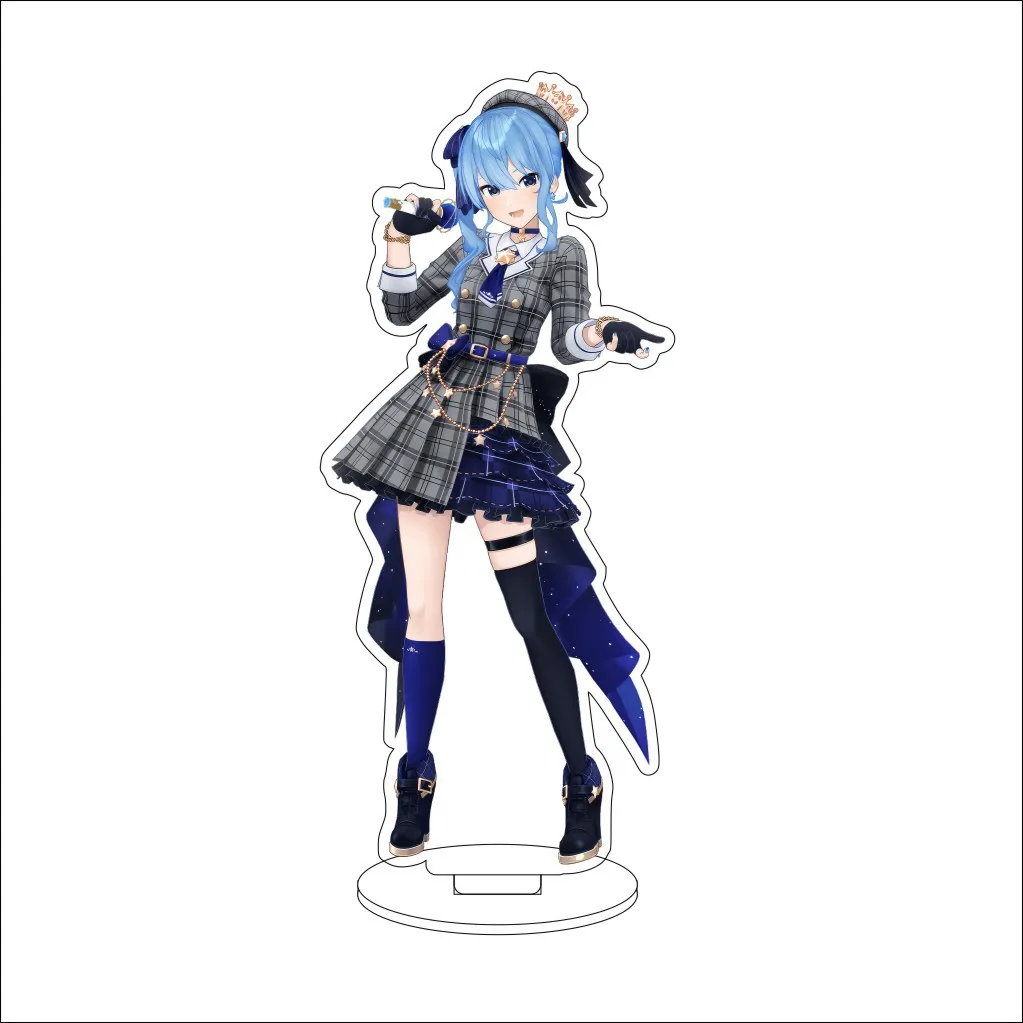 16CM Anime Hololive Vtuber Sakura Miko Hoshimachi Suisei  Shirakami Fubuki Usada Pekora Cos Acrylic Figure Stand Ornaments Gifts view 5
