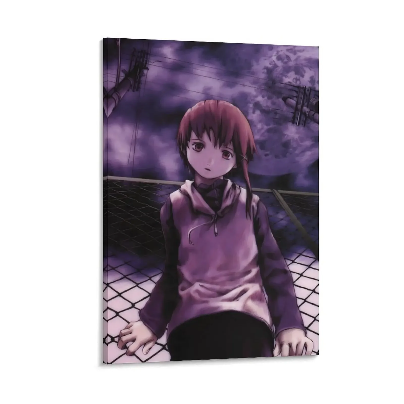 

Serial Experiments Lain Canvas Painting bedroom decor decoration for the room room decors aesthetic home decor interior