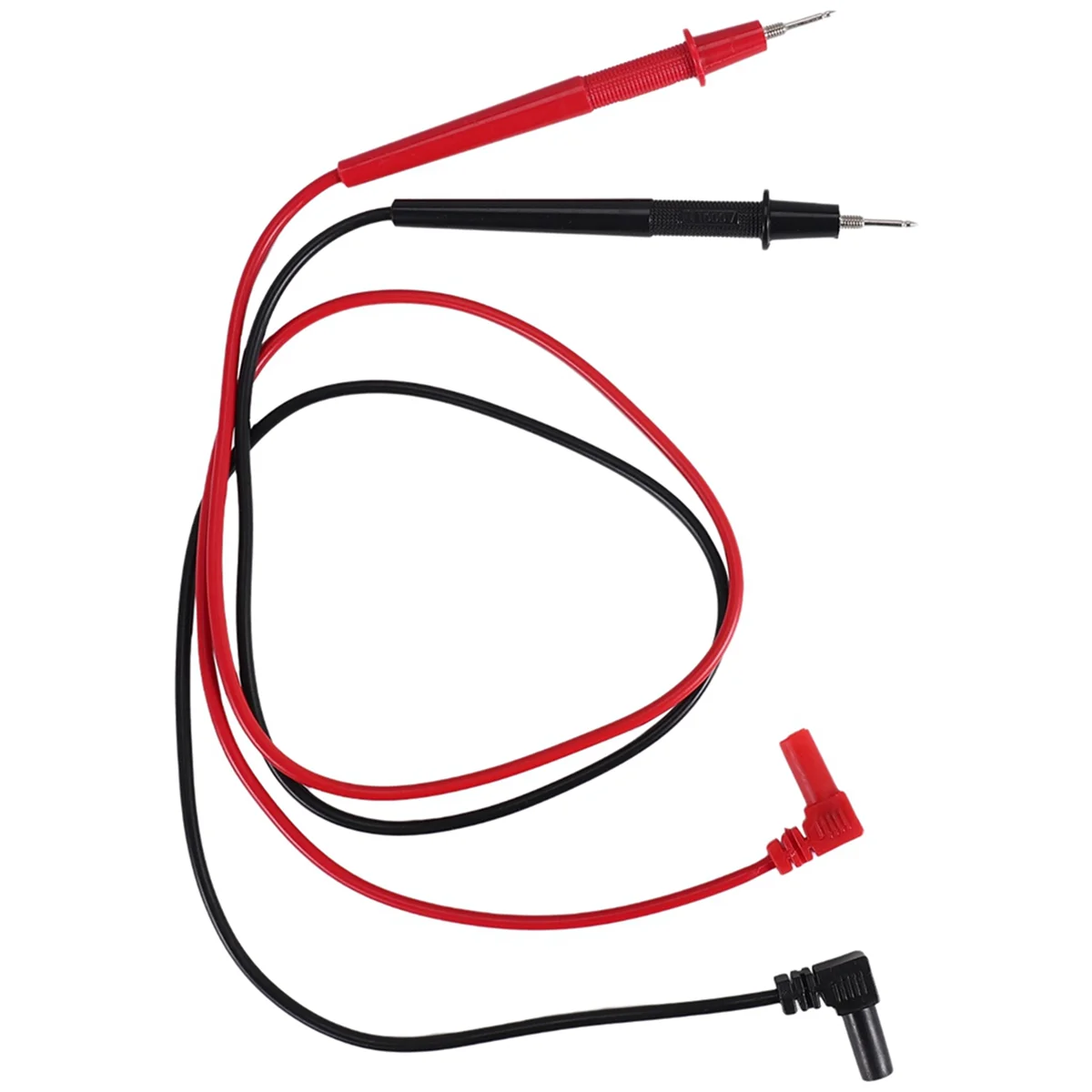 

ABAZJ 1000V Banana Plugs Detachable Tip Multimeter Probe Test Lead Black Red Pair