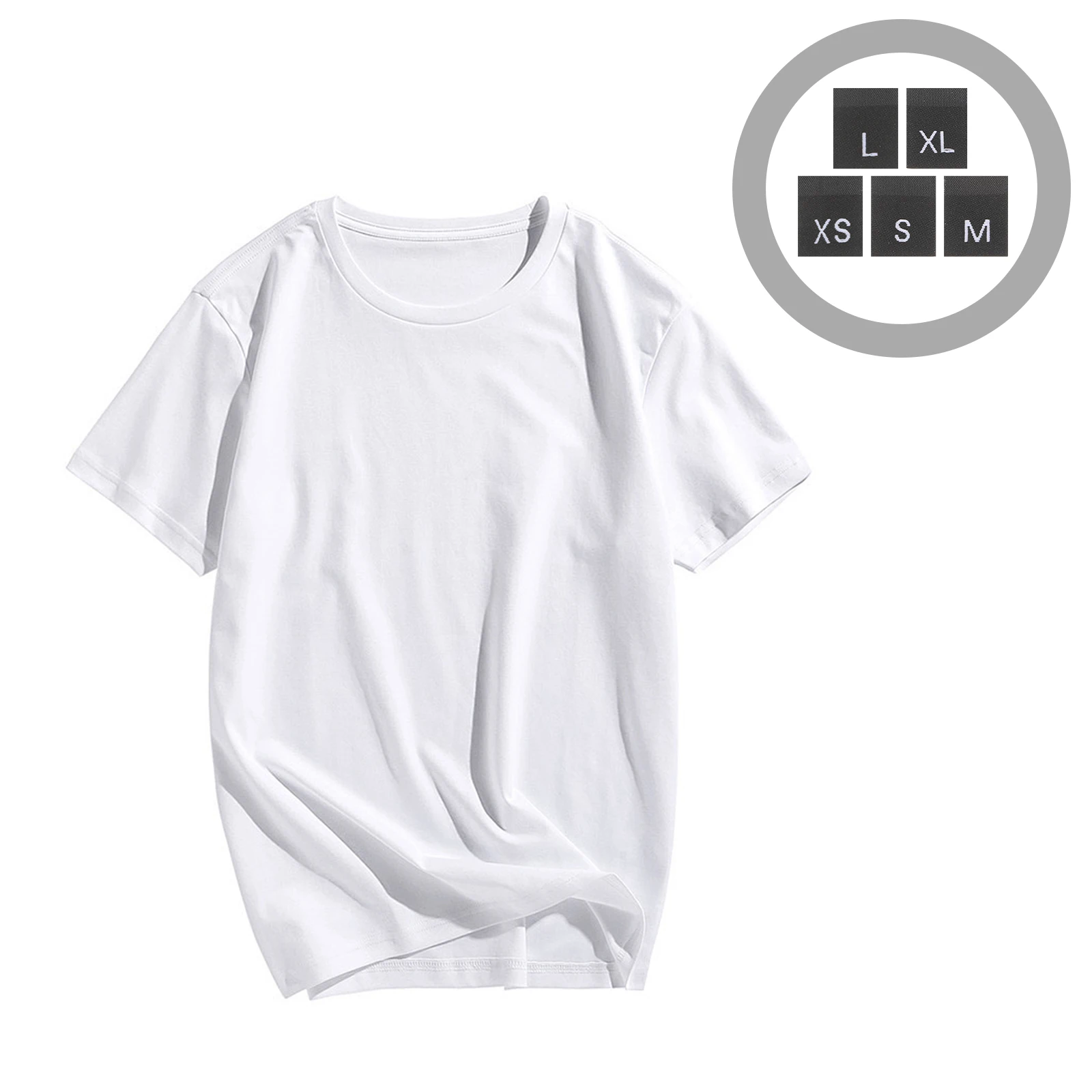 

500Pcs Garment Size Tags Washable Small Labels for Clothes Costumes Bags Shoes