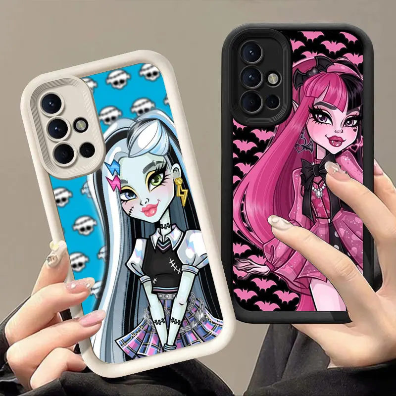 Anime M-Monsters-H-High Phone Case For Samsung Galaxy A03 A04 A05 A10 A20 A21 S A04E A06 A11 A30 A50 M12 M22 M54 5G