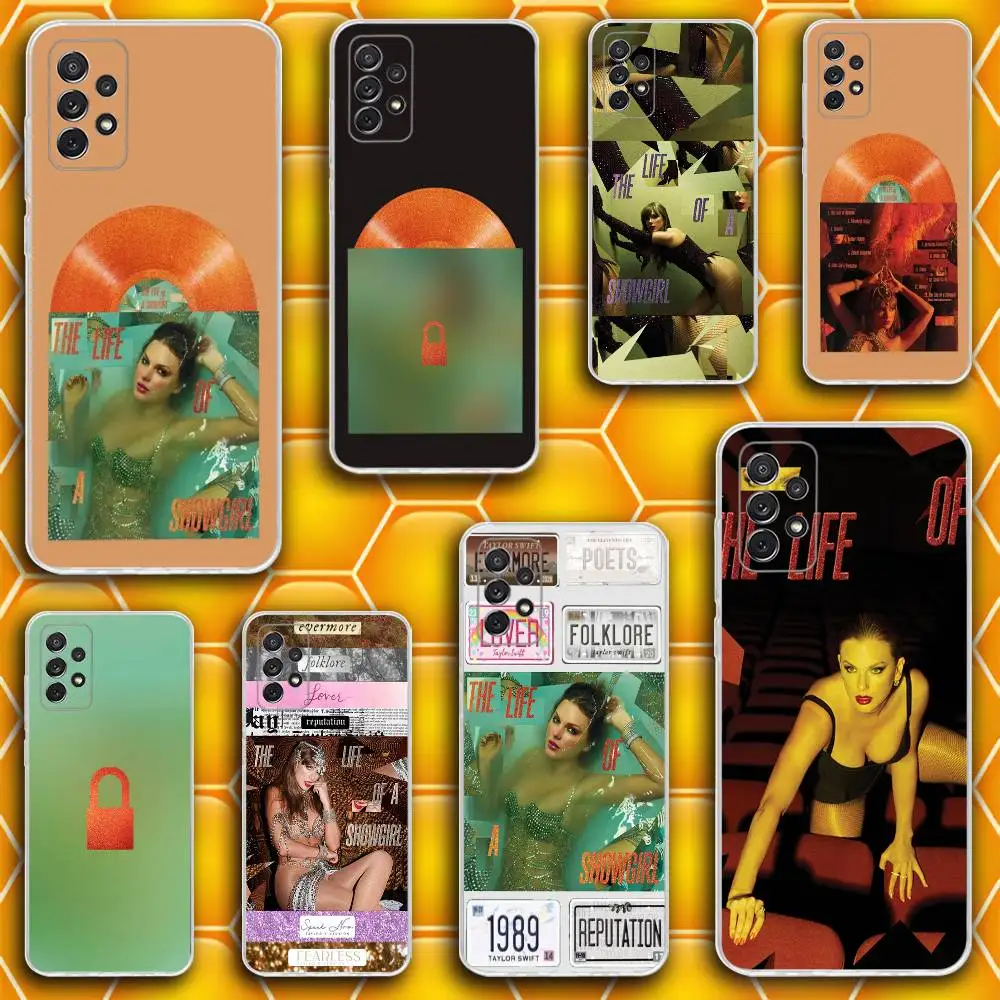 

L-Life of a S-Showgirl TS-12 Phone Case Silicone For Samsung S30,23,21,22,20 FE lite,S10,9,PIus Note20ultra Soft Transparent