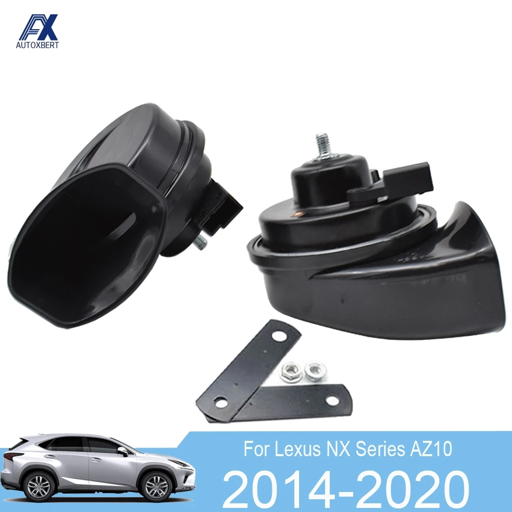 Bocina de caracol resistente al agua para Lexus NX Series AZ10 2014 2015 2016 2017 2018 2019 2020 12V 110-125db 410/510Hz tono alto y bajo