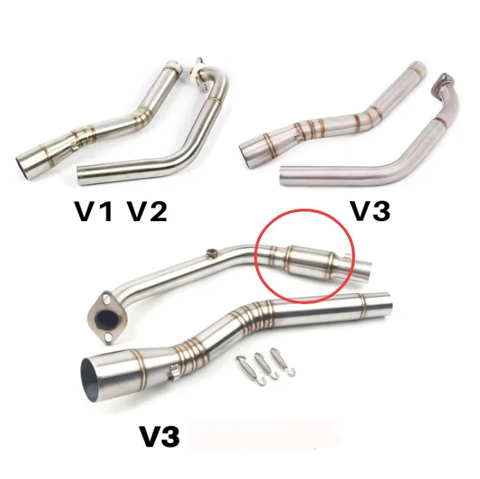 R15 Motorcycle Full Exhaust Escape System Modified Pipe For Yamaha YZF-R15 R125 MT125 MT-15 2008-2017 Muffler Exhaust Pipe