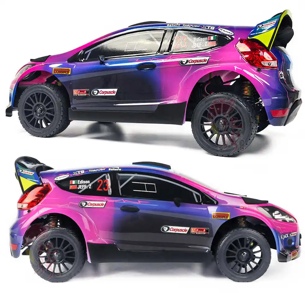 LLL XTS F10 Rally Car 1:10 New Remote Control Electric Four-Wheel Drive Carbon Fiber Rally Car Off-Road Vehicle RC Model Car RTR