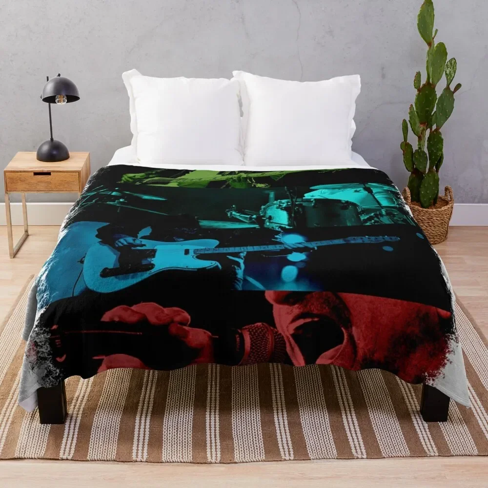 

u2 full band Throw Blanket Vintage for winter Blankets For Bed Blankets