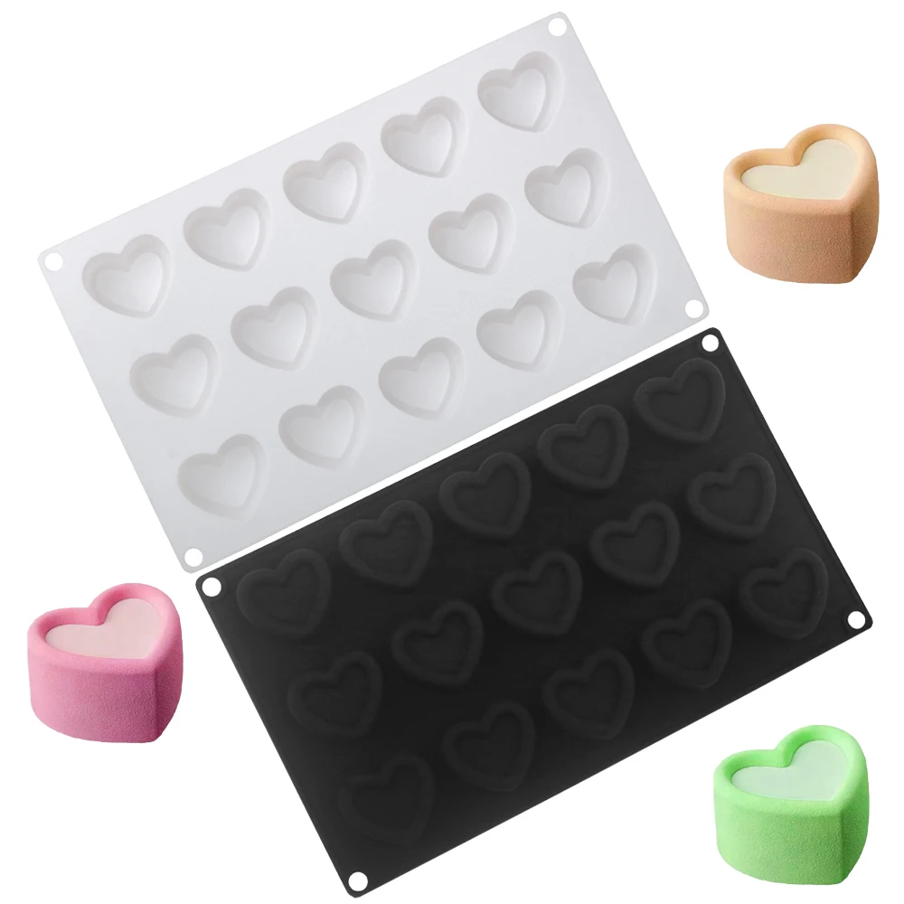 1/6/15 Zellen Zylindrische Konkave Blume Design Französisch Mousse Kuchen Formen Silikon Seife Form Dessert Werkzeuge Küche Backformen