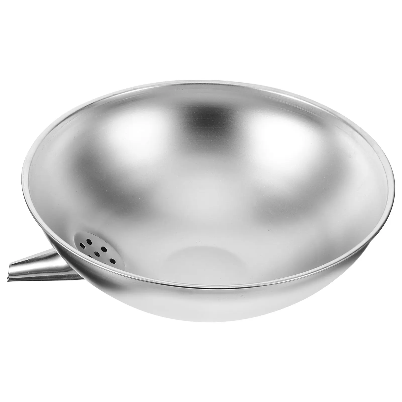 

1pcs Fruit Washing Basket Fine Mesh Strainer Kitchen Drain Bowl For Vegetable Rice Stainless Steel Colander Household Kitchen