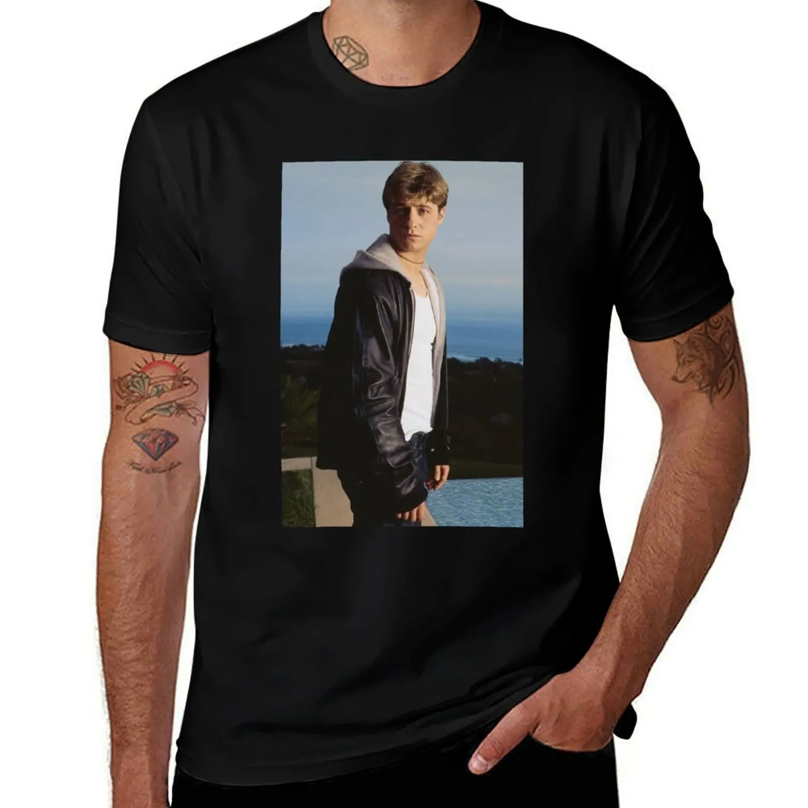 Ryan atwood T-Shirt Casual All Match Tee Shirt for Men T-Shirt