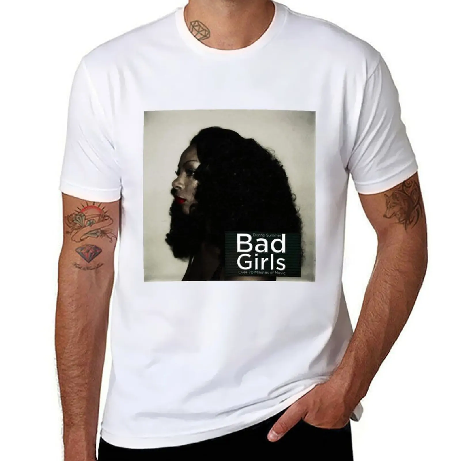 

Donna Summer Bad Girls T-Shirt man t shirts for men man graphic t shirt man t shirt cotton high quality T-shirt