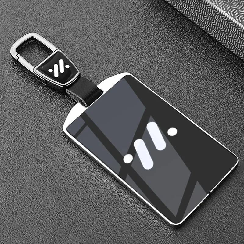 Car Zinc Alloy TPU NFC Key Case Cover Holder Chain For IM Zhiji LS6 MAX LS7 PRO L7 Dynamic L6 Remote Key Protective Shell