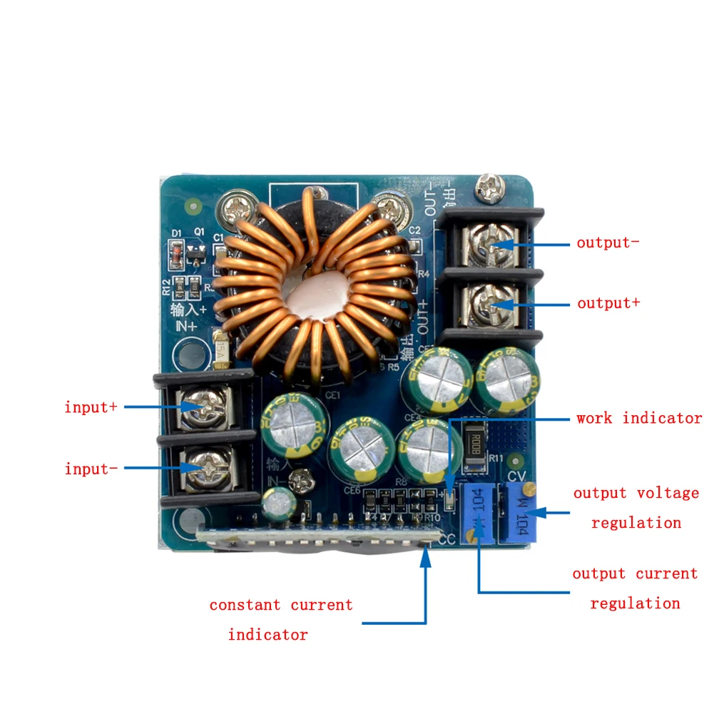 

Voltage Constant Current Adjustable Power Supply Module DC-DC 400W Step Down Converter Battery Charging LED Driver Power Module