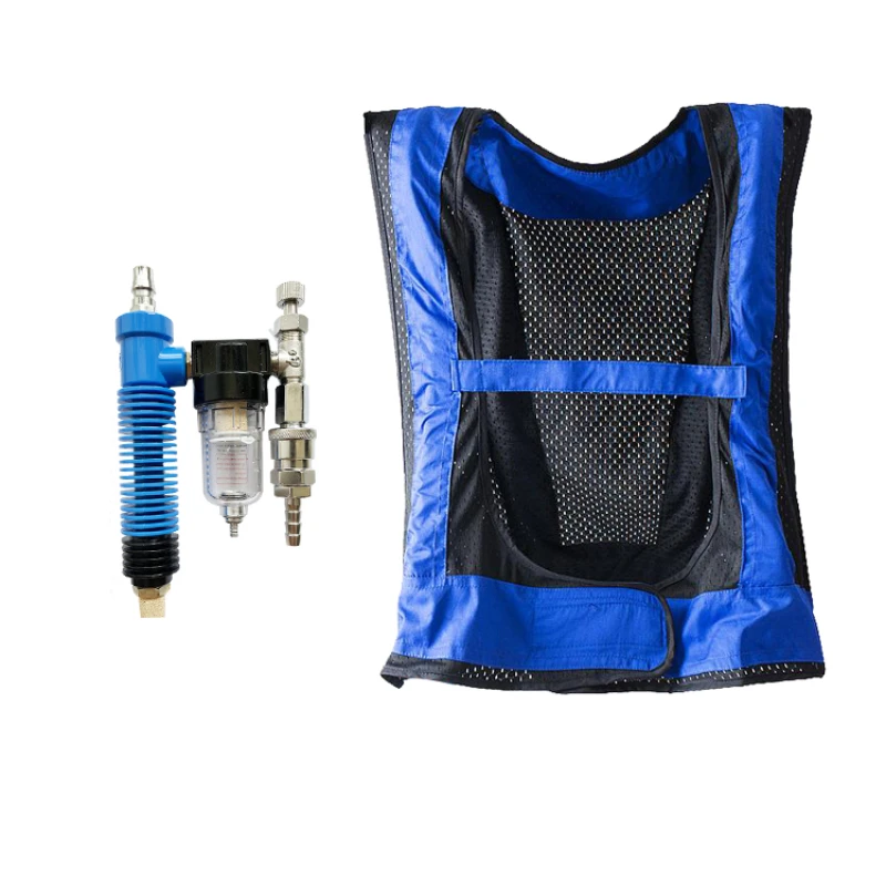 Air conditioning clothing, cooling vest, vortex compressed high-temperature heatstroke prevention and cooling work clothes