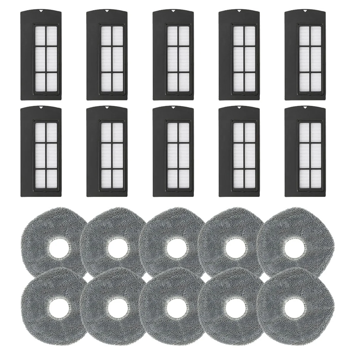 

Запчасти для робота-пылесоса X9 Pro, фильтр НЕРА, насадка на швабру, тканевые аксессуары