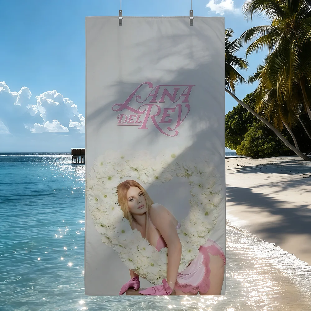 Anime L-LanaS D-Del R-ReyS Towel Soft Pool Gift For Travel Gym Shower Camping Quick Dry Sports Beach Towels