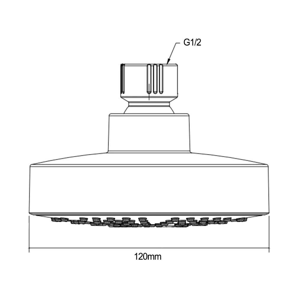 Bath Product Shower Head High Pressure Mist Rain Rain / Mist Self-cleaning Nozzle Removable Water Flow Limiter