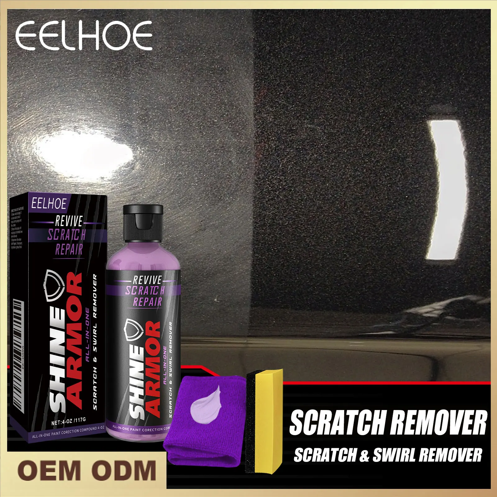 Solution de réparation automobile sans rayures, peinture pour l'élimination des rayures de Surface et soins de beauté, liquide de polissage