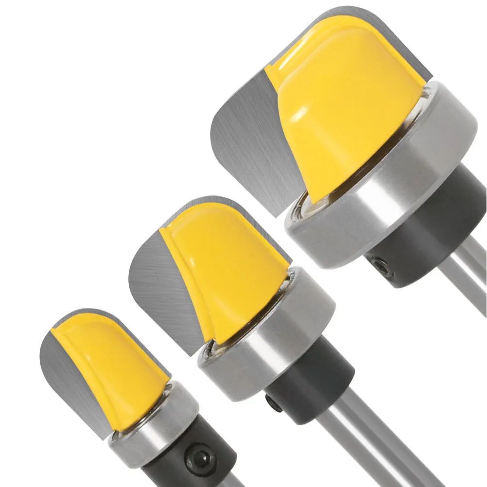 

3Pcs Woodworking Milling Cutters Round Bottom Professional Milling Cutters 6Mm Handles Wood Cutting Woodworking Tools