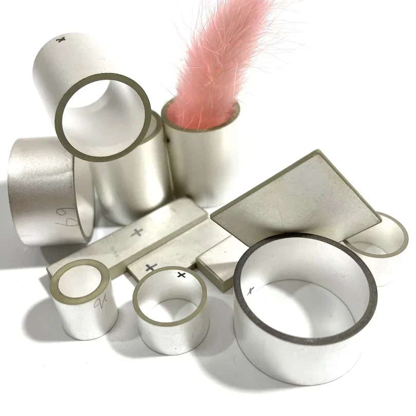 Factory Supply Different Sizes PZT5 Cylinder Piezoelectric Ceramic Tube