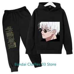 Jujutsu Kaisen Anime Hoodie Children's Printed Hooded Pullover Harajuku Boys and Girls Fashion Casual Spring and Autumn Wear