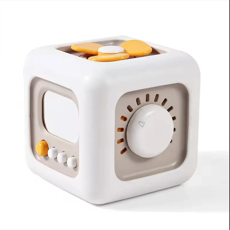 Kotak Montessori Kubus Ajaib Anak Enam Sisi Mainan Pendidikan Anak Usia Dini untuk Pendidikan Prasekolah Bayi