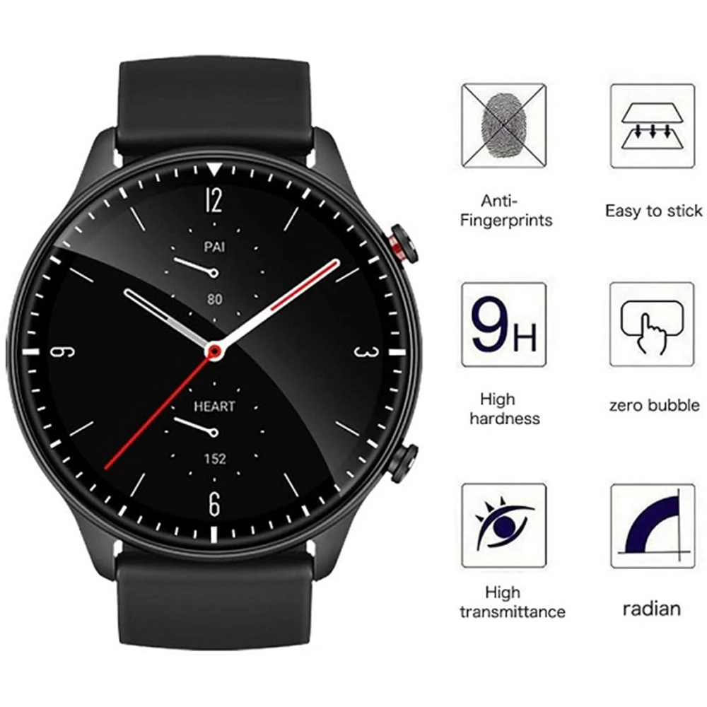 1-3pcs Full-Screen 3D Curved Composite Protective Film For Huami Amazfit GTR 2 HD/Scratch Resistant Protector Accessories