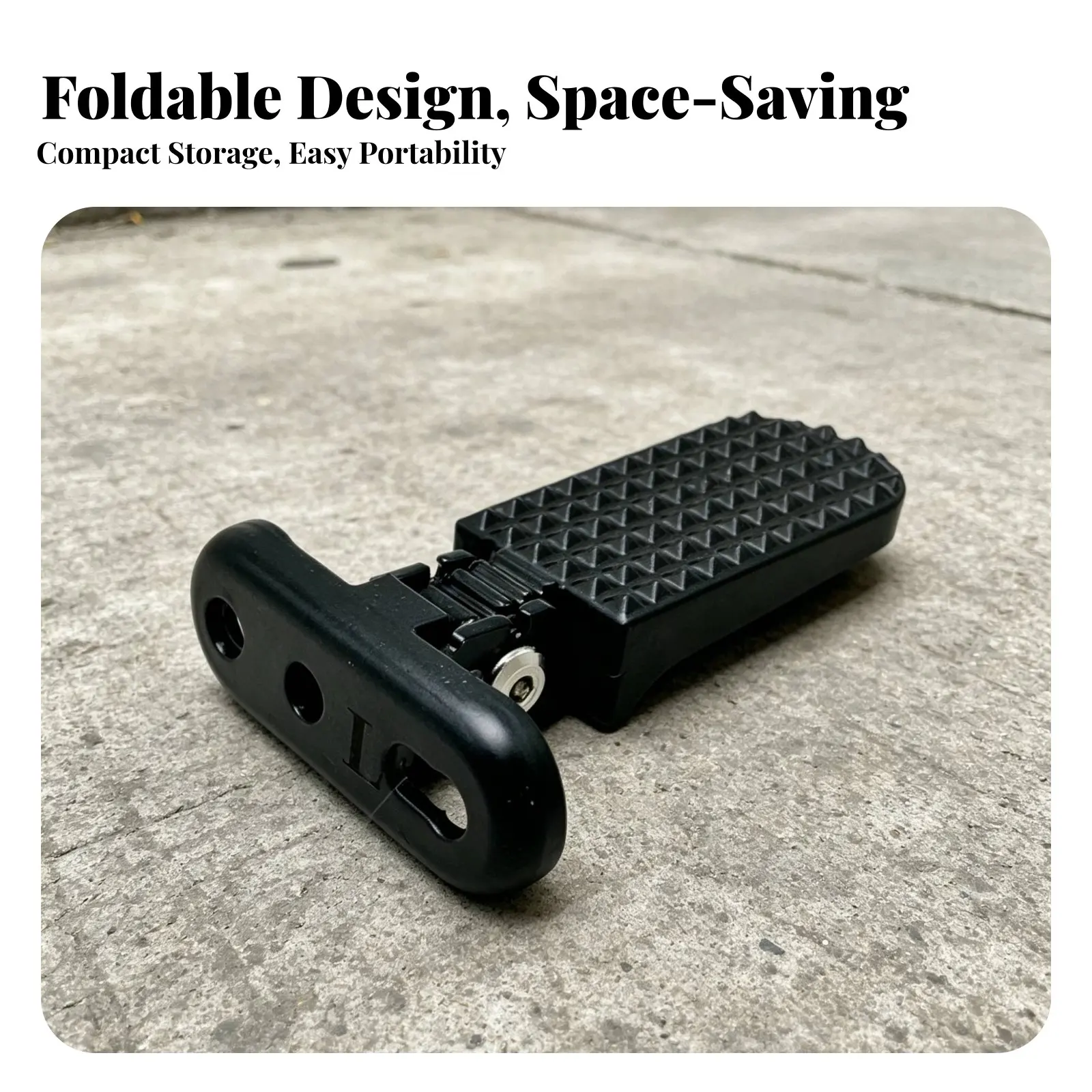 2 Pieces Electric Bike Foot Pegs Sturdy Construction Electric Two-Wheeler Foot Pedals Scooter Passenger Pegs Sturdy Duty