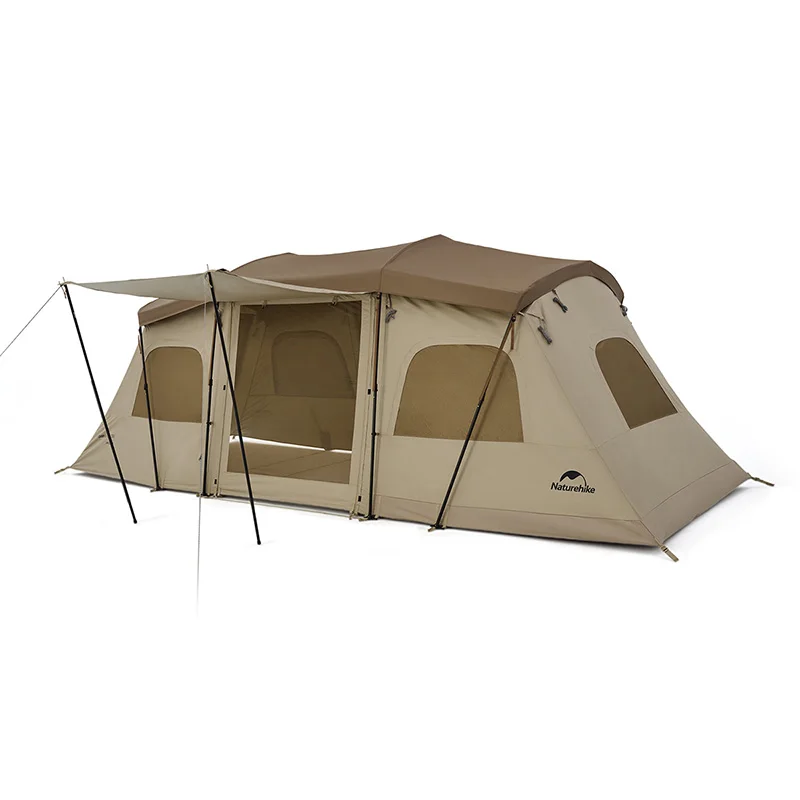 

Naturehike Camping One-Piece Quick-Opening Tunnel Tent 1 Room 1 Hall Silver-Coated Sunscreen Outdoor Fast Automatic Tunnel Tent