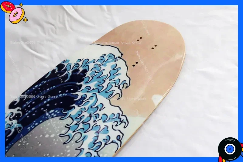 32 Inch Surfskate Deck 7 Ply  Maple Double Kick Skateboard Blank DIY Longboard Skateboard
