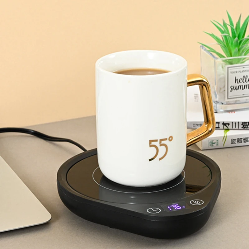 Mug Warmer Upgrade Coffee Warmer & Cup Warmer For Desk With 3 Temperature Settings, EU Plug