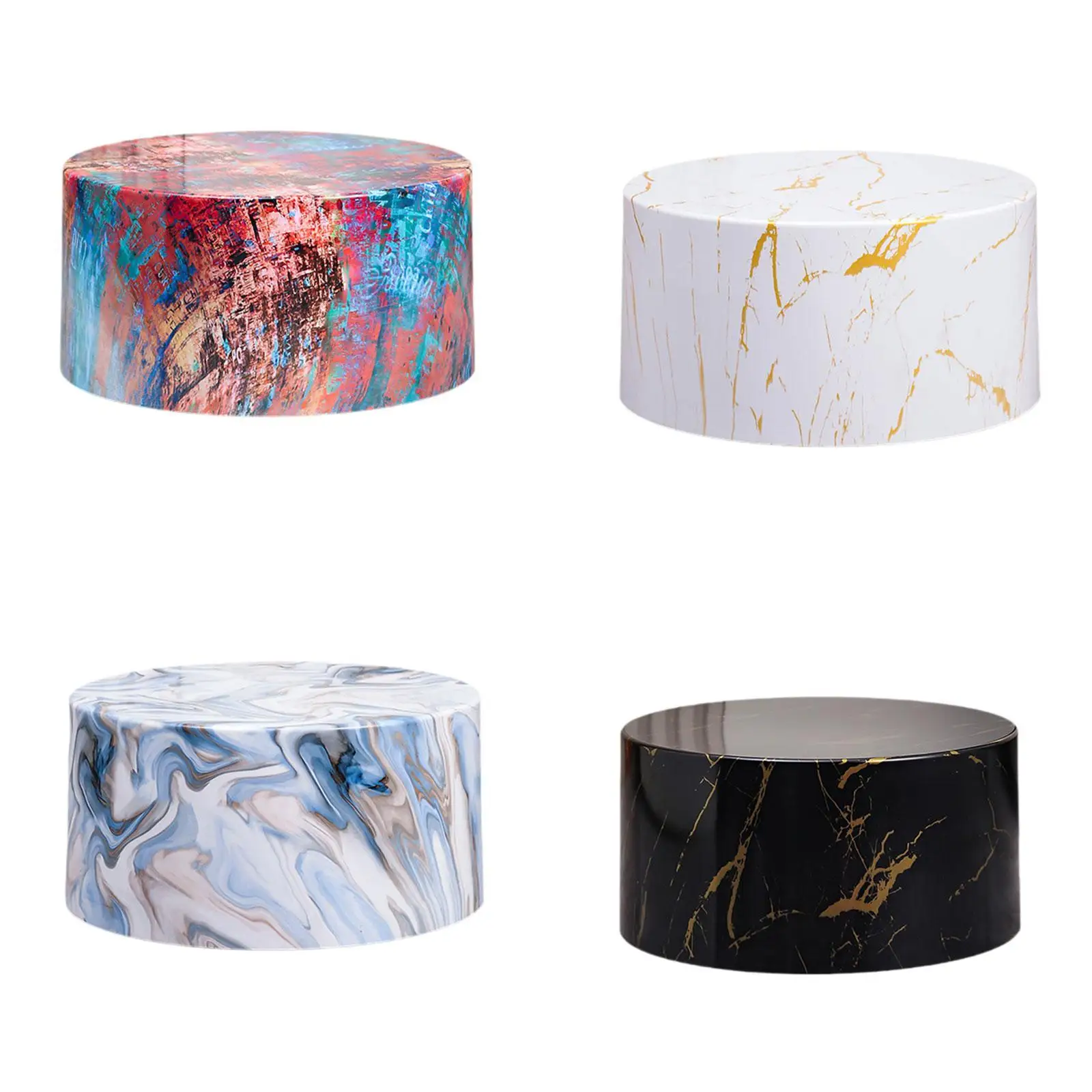 حامل عرض أسطواني، حامل قاعدة عارضة أزياء مستديرة لمتجر الملابس، متجر المجوهرات، البث والحفلات.