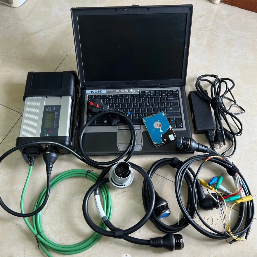 MB Star C5 SD Connect 5 Full Chip D.AS DTS V2024.12 Star Diagnosis Software HDD 320G with D630 laptop 4g ram Diagnostic Tools