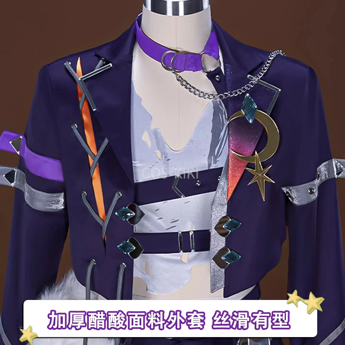 COS-KiKi Ensemble Stars Mikejima Madara Souma Kanzaki Morisawa Chiaki Hakaze Kaoru Game Suit Uniform Cosplay Costume Halloween - view 2