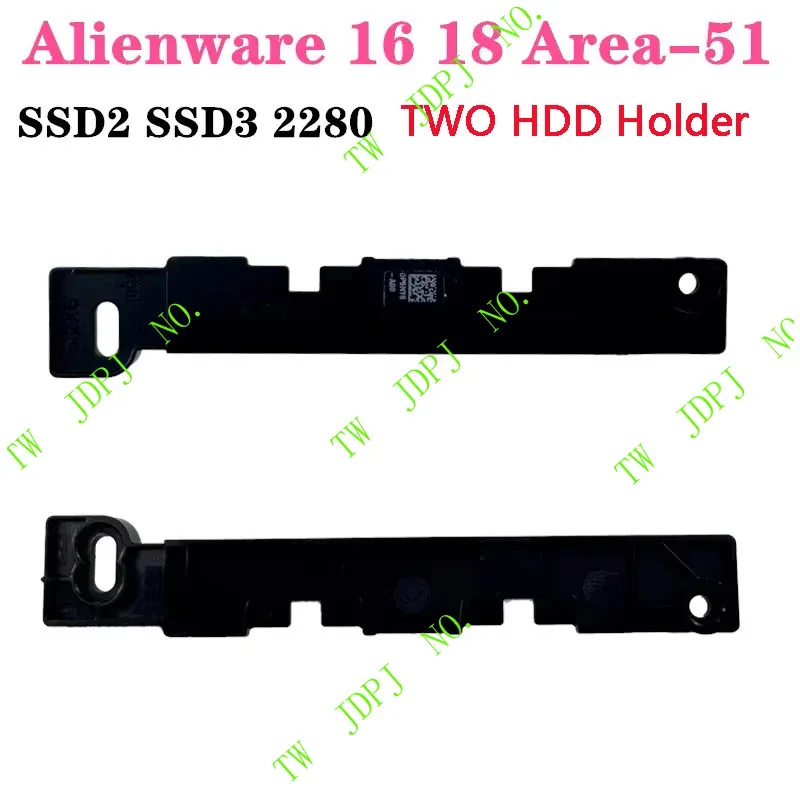 PJSE Laptop M.2 SSD1 SSD2 SSD3 2280 Bracket Heatsink Plate For DELL Alienware 16 18 Area-51-AA18250 P6NY8 HC02M 6WK1Y
