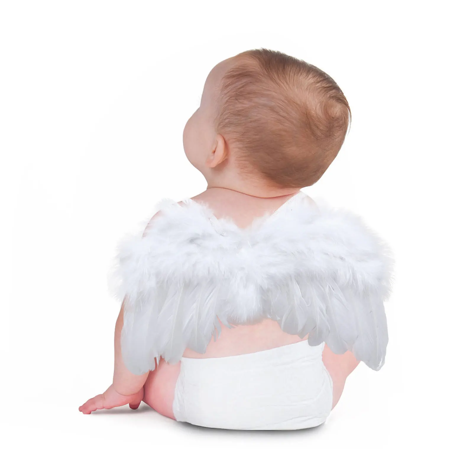 Angel เด็กเครื่องแต่งกาย Props เครื่องแต่งกาย Props น้ําหนักเบาชุดปาร์ตี้ Performing Bow Headband อุปกรณ์เสริม