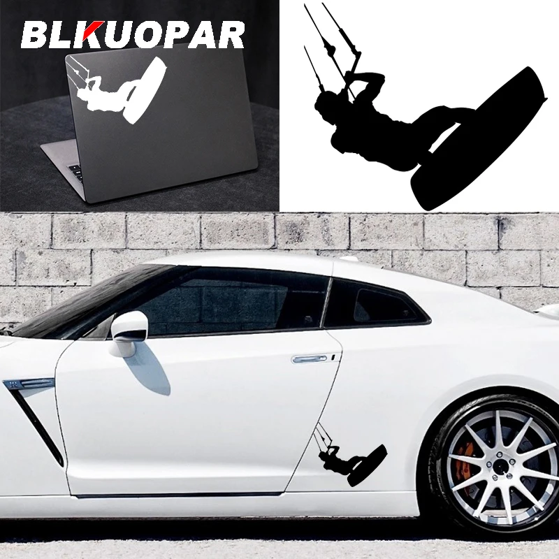 BLKUOPAR Got Kitesurfing Surf Beach Car Sticker Original Simple Funny Waterproof Vinyl Decal Air Conditioner Car Accessories