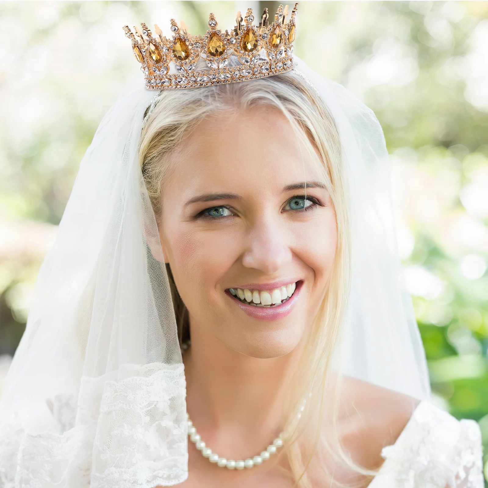 

Baroque Crystal Rhinestone Wedding Crown Bridal Headband Queen Tiara Leaf Design Vintage Bride Hair Accessory Costume Headwear