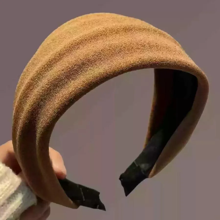 Frauen Vintage Solide Weiche Baumwolle Haarband Für Mädchen Süße Haar Ornament Stirnband Haar Hoop Haarband Mode Haar Zubehör – Detail 11