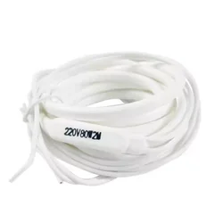 (1)220V Defrost Heater Wire for Refrigeration House Cold Storage Water Draining Defroster 0.5m-10m 20W-400W 7x5mm -60C to 200C