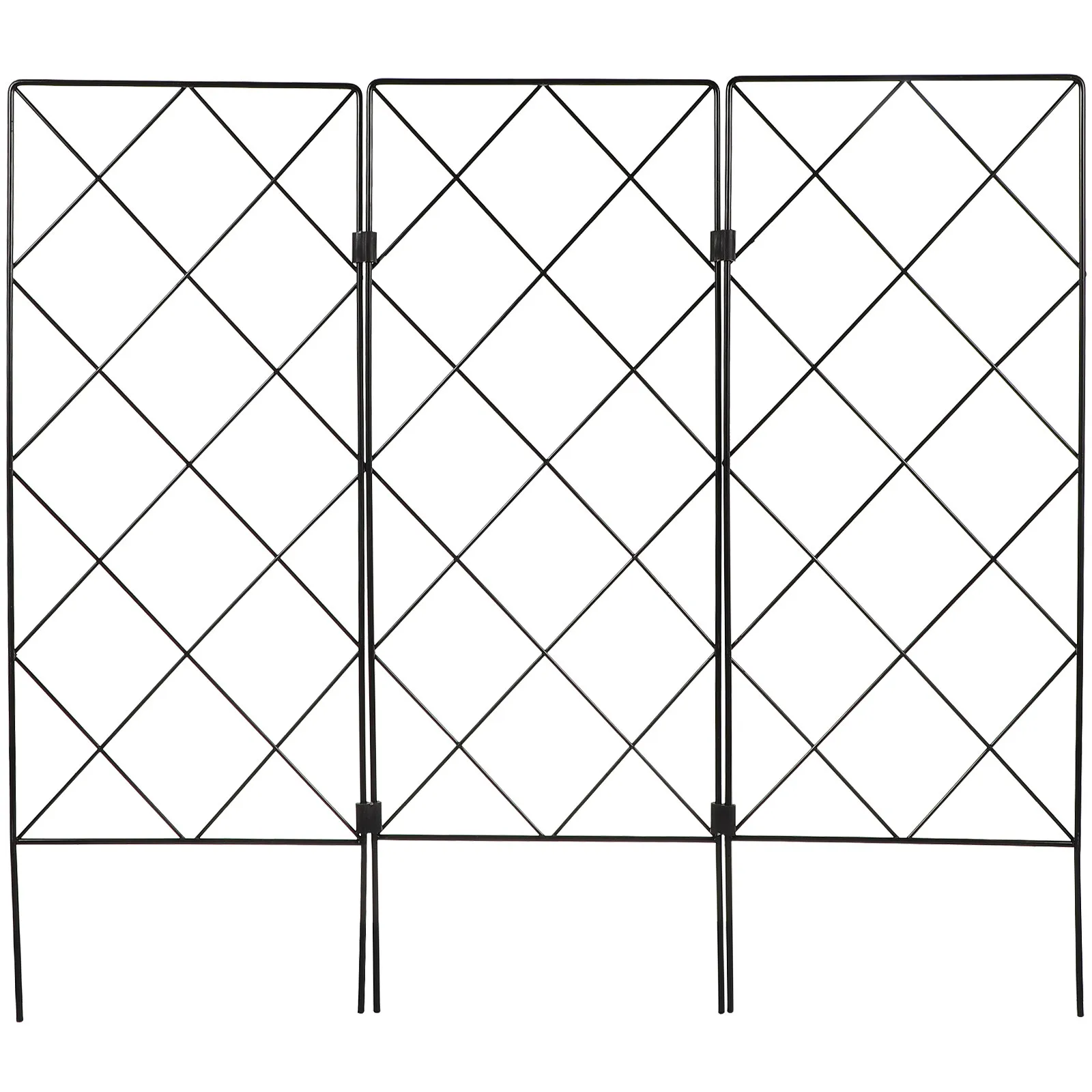 

Foldable Iron Plant Support Frame Garden Trellis for Climbing Vine Plants Vegetables Fruits Flowers Plant Climbing Stand