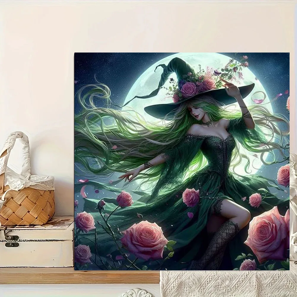 Magic Witch DIY Diamond Painting Full Square Round New 2024 Cross Stitch kits Mosaic Diamond Embroidery Sale For Home Decor Gift