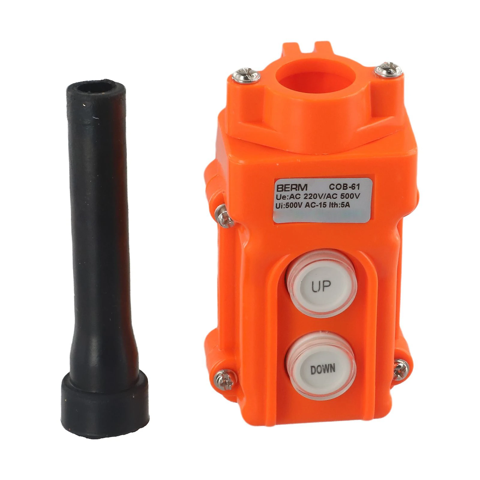 

Crane Control Station ABS Shell Orange Color Remote Control for Hoists and Cranes COB61 Hoist Push Button Switch
