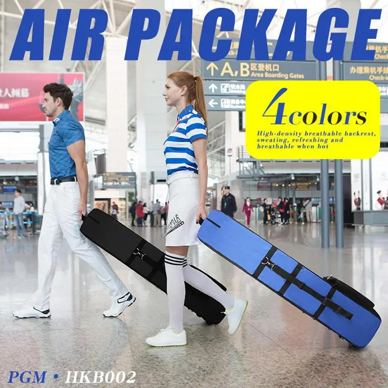 Travel Golf Bag Golf Air Bag Protable Folding Golf Aviation Bag for Airlines Airplane Wheel Bags Lightweight Golf Accessories