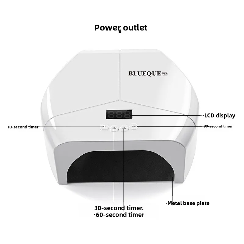 Blueque L8 Nail Dryer 57/72 Led Uv Lamp For Nail Gel Polish Curing Light