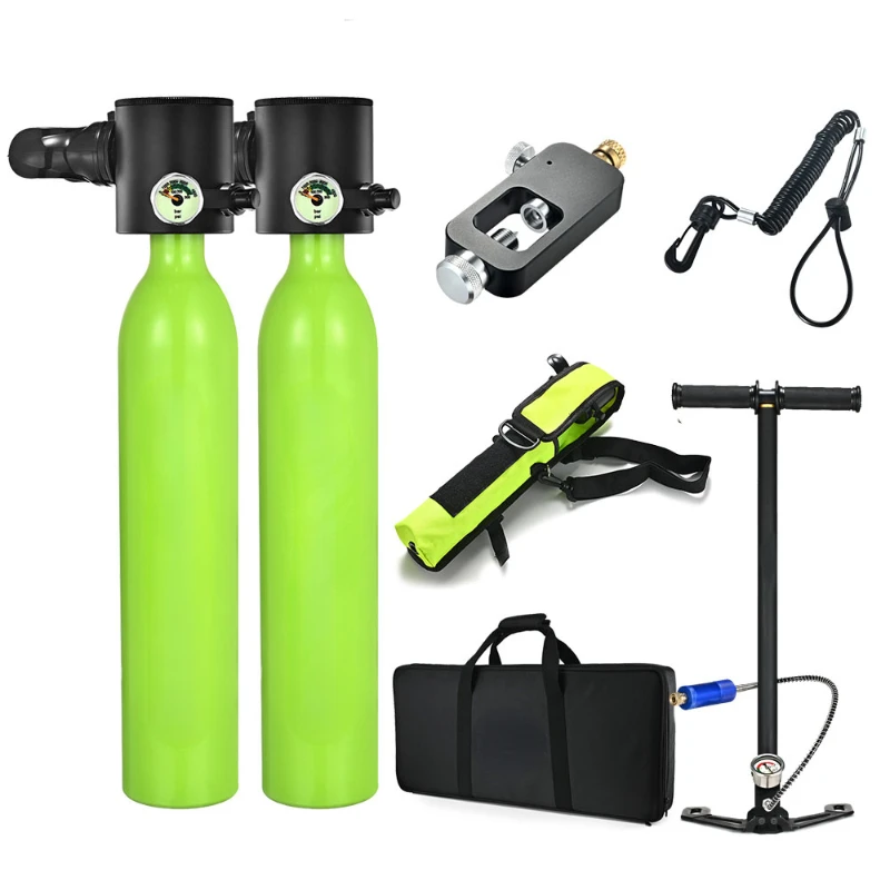 

DECCA 0.5 L Capacity Mini Scuba Diving Oxygen Cylinder with Refillable Design Dive equipment