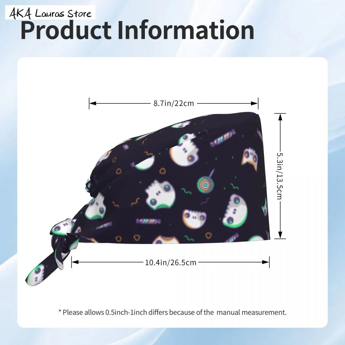 Crâne accessoires de soins infirmiers gommage chapeau chirurgie casquette dentiste Animal laboratoire casquette gommage casquette anaesthésie gommage casquette