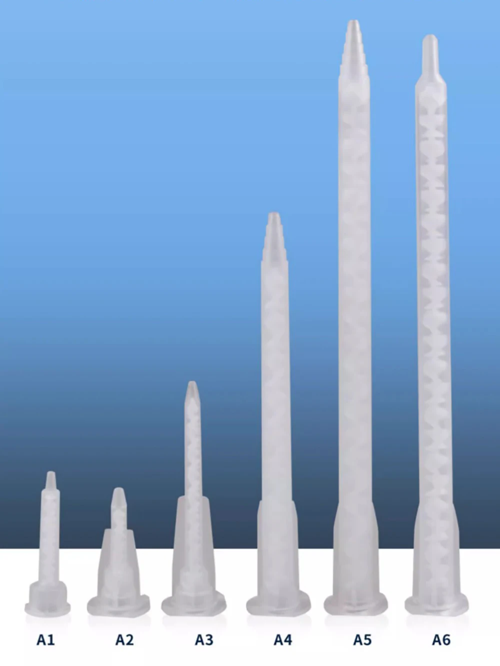 

SY 20 шт., статический смеситель для эпоксидных смол, дозирующая насадка для смешивания смолы, AB клеевая трубка для смешивания двухкомпонентных жидкостей Mach