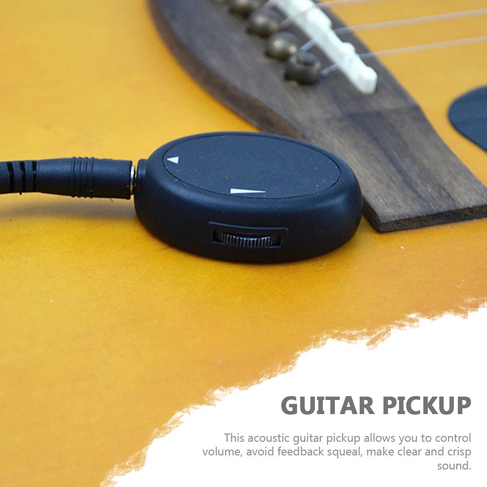 

Acoustic Guitar Pickup Transducer Clear Sound Volume Control For Ukulele Violin Mandolin Banjo Piezo Pickup Musical Instrument